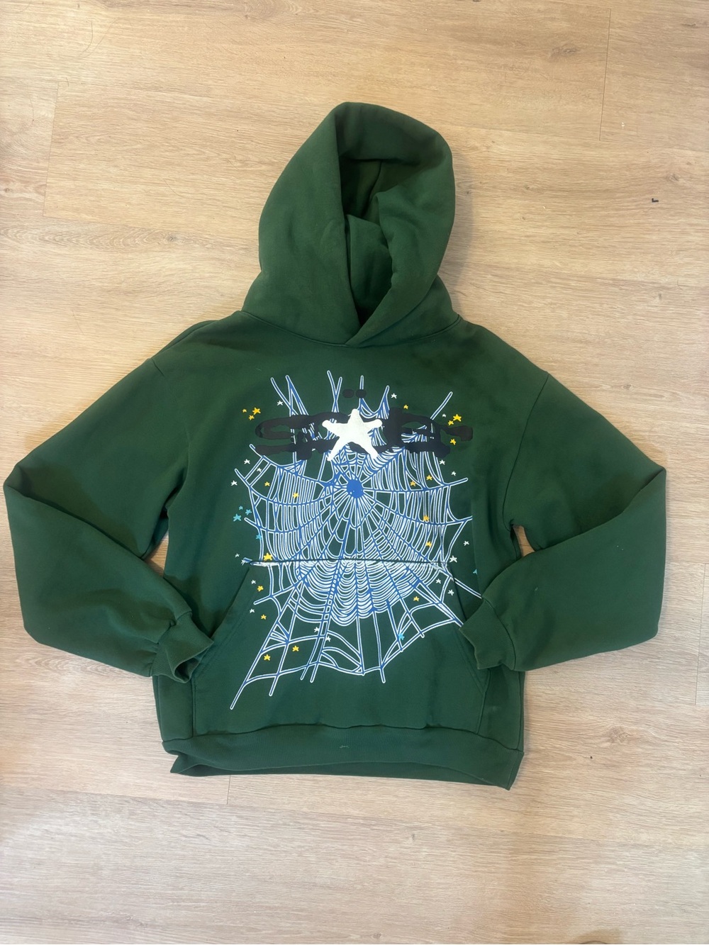 Sp4der Hoodie “Hunter green”